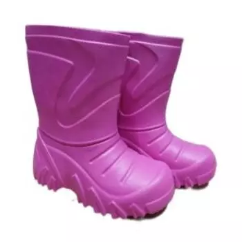 Сапоги литые детские, разноцветные, размер 34/35, в ассортименте