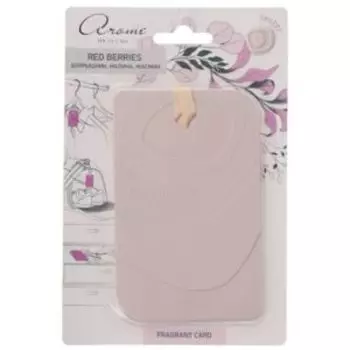 Саше ароматическое Arome Per la Casa Красные ягоды, карта на ленте, пластик