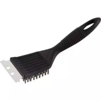 щетка для барбекю, 20см, нерж.сталь, пластиковая рукоятка