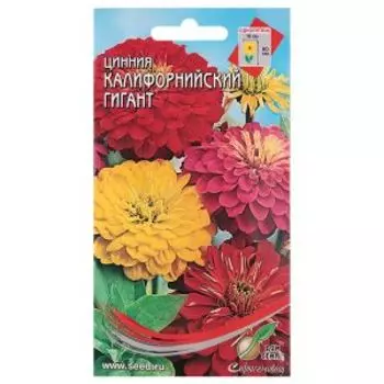Семена Цинния Калифорнийский гигант