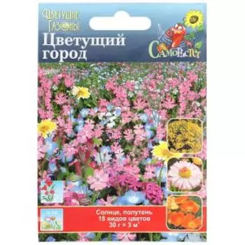 Семена газон цветущий Цветущий город, 30 г