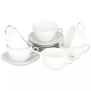 Сервиз чайный Lavenir Элит, 12 предметов, 250 мл, фарфор