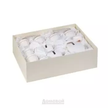 Сервиз чайный Снежная Королева, 6 персон, 15 предметов, керамика