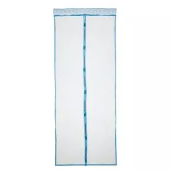 Сетка антимоскитная на магнитах, 0.9х2.2 м, голубая