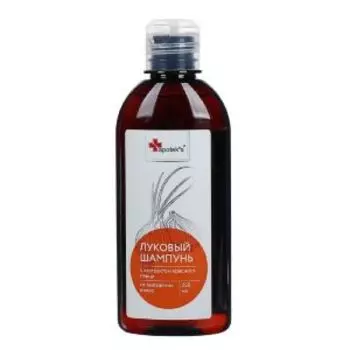 Шампунь для волос Apoteks луковый с экстрактом красного перца от выпадения волос, 250 мл