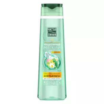 Шампунь для волос Чистая Линия Сила пяти трав для всех типов кожи, 400 мл