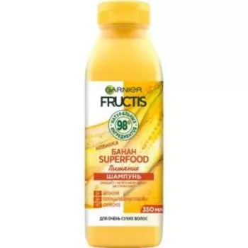 Шампунь для волос Garnier Fructis Банан Superfood, 350 мл
