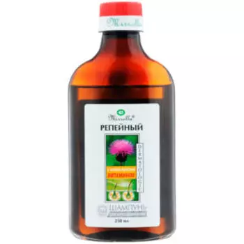 Шампунь для волос Mirrolla репейный с комплексом витаминов для укрепления волос, 250 мл