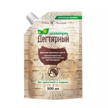 Шампунь для волос Невская Косметика Дегтярный, дой-пак, 500 мл