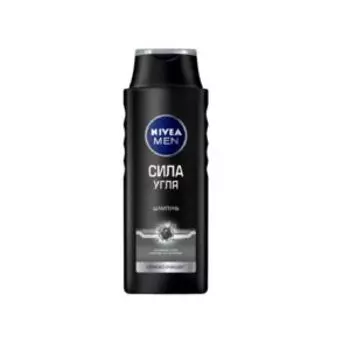 Шампунь для волос Nivea Сила угля мужской, 400 мл