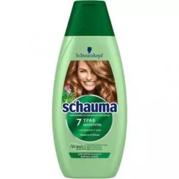Шампунь для волос Schauma 7 трав, 380 мл