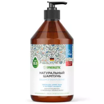 Шампунь для волос Synergetic бессульфатный, объем, укрепление, 750 мл