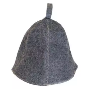 Шапка для сауны эконом, войлок, темная