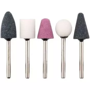 Шарошки абразивные для фигурных отверстий по камню FIT, малые, 5шт