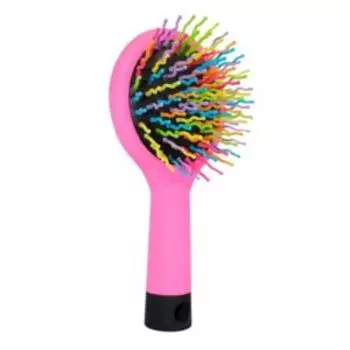 Щетка для волос Stydio Style с зеркалом, цветные зубчики