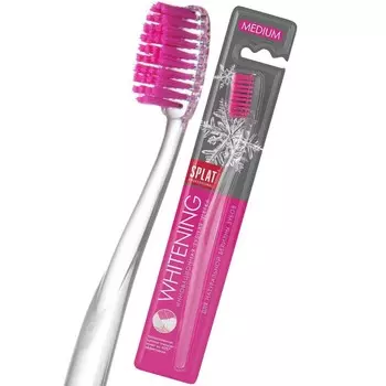 щетка зубная СПЛАТ WHITENING Medium/Отбеливающая