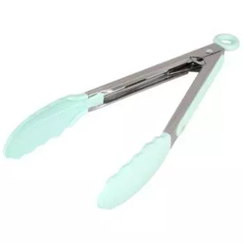 Щипцы Домовой, 27 см, нерж. сталь/силикон, в ассортименте