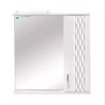 Шкаф зеркальный с подсветкой Клио, правый