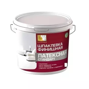 Шпаклевка для стен и потолков латексная финишная Коллекция Стандарт, 3 кг