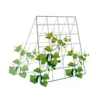 Шпалера садовая трансформер Палатка, 4 секции, 78х59х3 см, зеленая