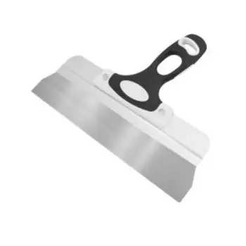 Шпатель фасадный гладкий Decor Black White, 160 мм, двухкомпонентная ручка