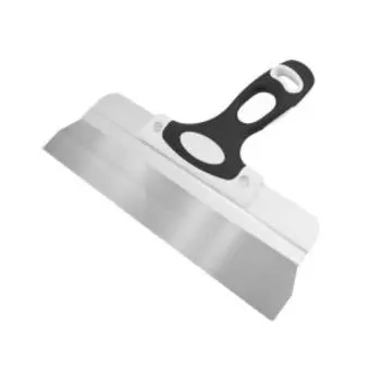 Шпатель фасадный гладкий Decor Black White, 300 мм, двухкомпонентная ручка