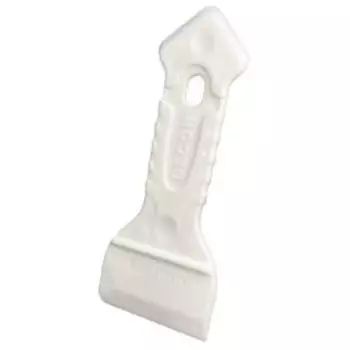 Шпатель резиновый двусторонний Decor White Edition для затирки швов, силиконов и герметиков, 80 мм