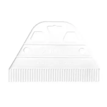 Шпатель зубчатый Decor для клея, 200 мм, зуб 1,6 мм, пластик