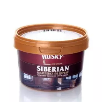 Шпатлевка по дереву Husky, белая, 0,4 кг