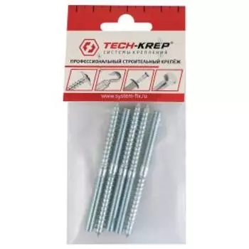 Шпилька сантехническая Tech-Krep, М6х80 мм, 5 шт