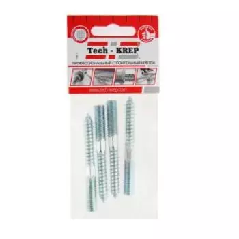 Шпилька сантехническая TECH-KREP, М 10х80 мм, 4 шт