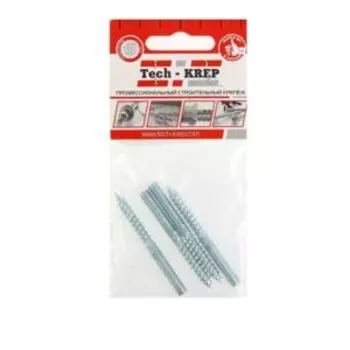 Шпилька сантехническая TECH-KREP, М 6х60 мм, 4 шт