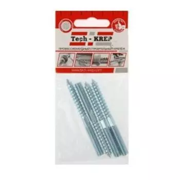 Шпилька сантехническая TECH-KREP, М 8х80 мм, 4 шт