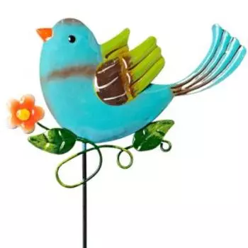 Штекер садовый Птичка, 15,8х1,2х53,4 см, металл