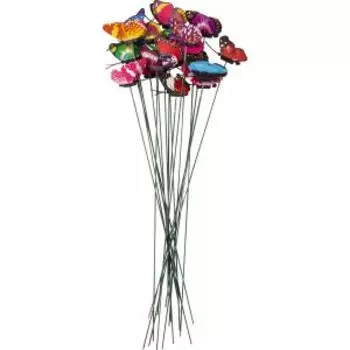 Штекеры садовые Букет из бабочек, 24 шт