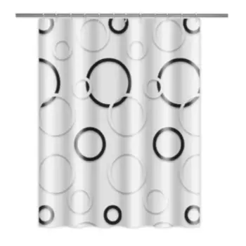 Штора для ванной Lotti, 180x180см, полиэстер