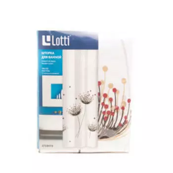 Штора для ванны Lotti, 180x180см, полиэстер