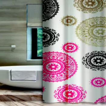 Штора для ванны Sibo, 180x180см, PEVA