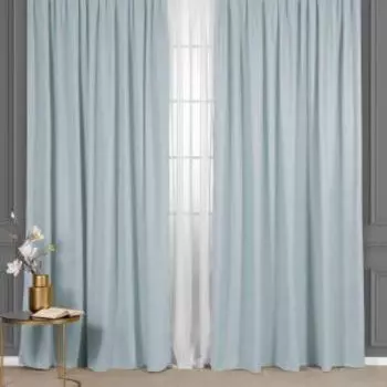 Штора на ленте Daily by T Джулес, 220х270 см, полиэстер, мятный