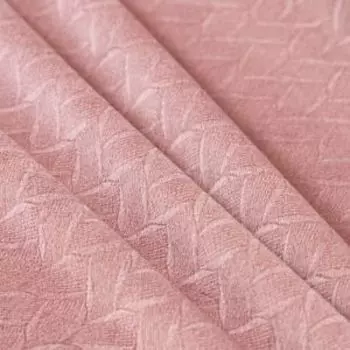 портьера на ленте DAILY BY T Хана размер: 160х260, цвет: розовый, состав: 100% п/э