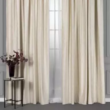 Штора на ленте Daily by T Венуа, 200х260 см, полиэстер, экрю