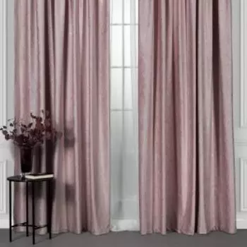 Штора на ленте Daily by T Венуа, 200х270 см, полиэстер, розовый