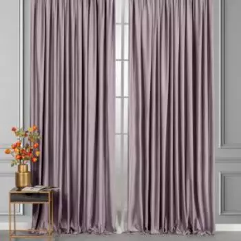 Штора на ленте Daily by T Вилен, 200х270 см, полиэстер, розовый