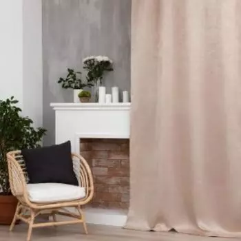 Штора портьерная Этель Классика, 270х300 см, софт, золотой