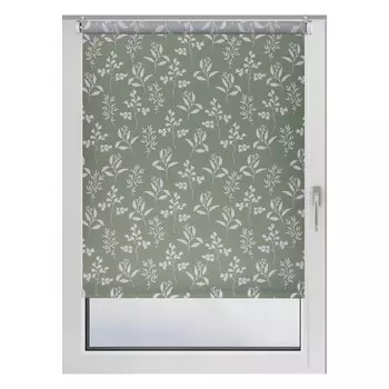 Штора рулонная Prakto Print Луговые травы, 80х160 см, зеленый