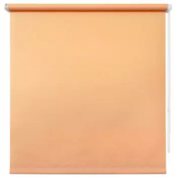 Штора рулонная Шантунг, 70х175 см, персик
