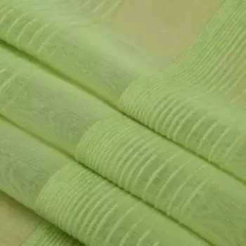 гардина на шт.ленте MONA LIZA имит.льна полоса 150х270см (без подгиба) фисташка