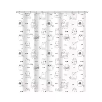 Шторка для ванной комнаты Cats, 180x180 см
