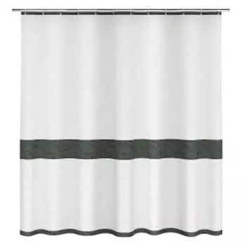 шторка для ванной комнаты, STONE, BLACK, 180 180