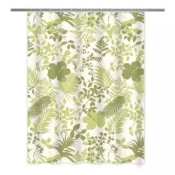 Шторка для ванной Sibo, 180х180 см, PEVA, зеленый